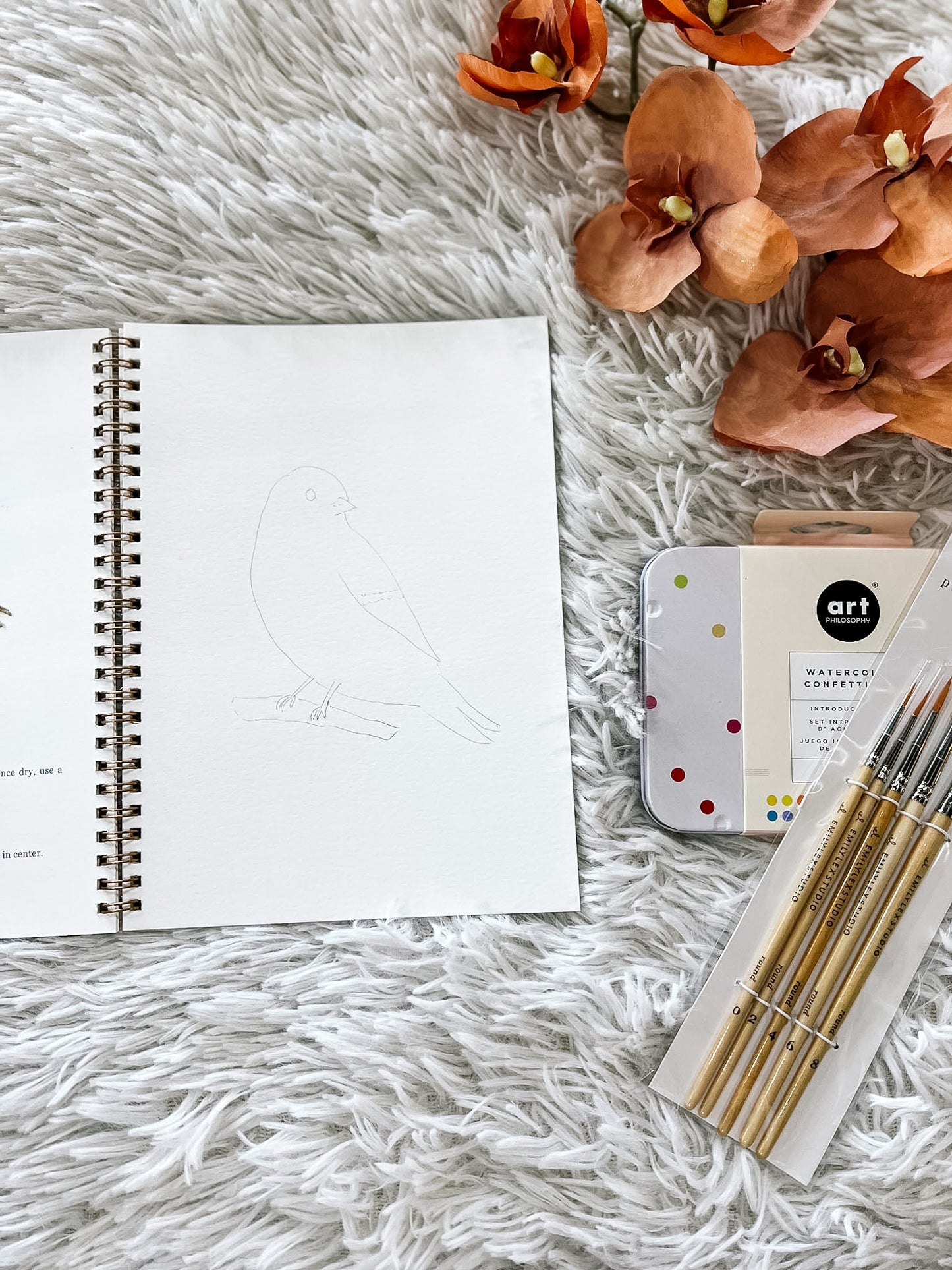 Birds Watercolor Book