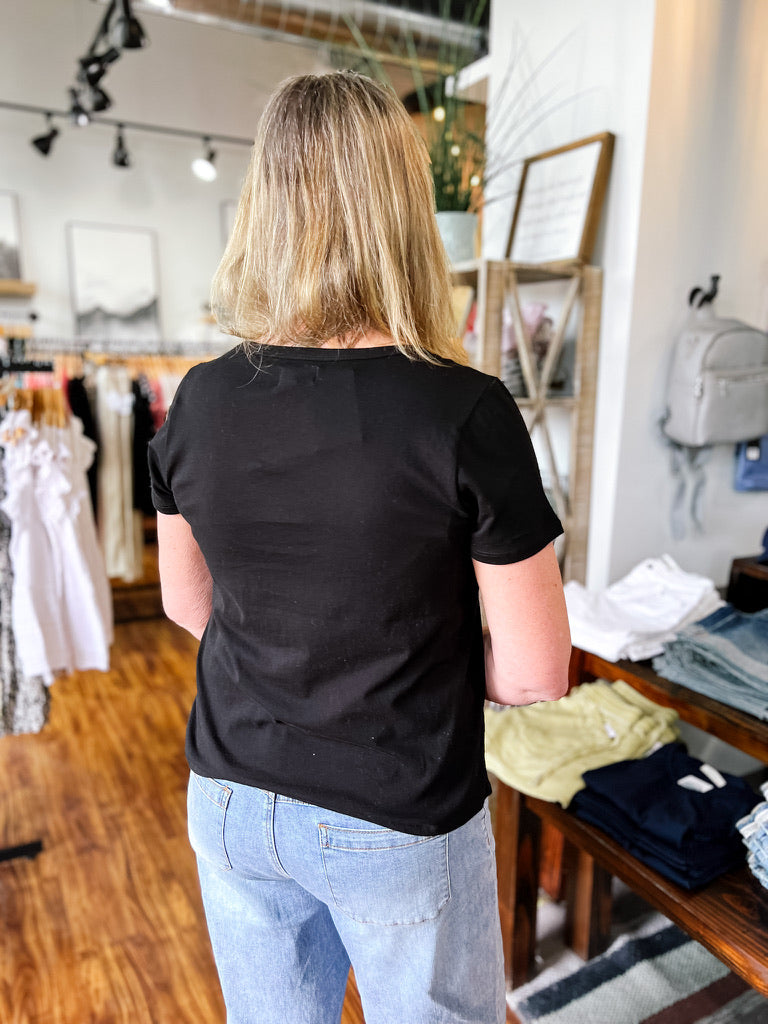 Scoop Neck Tee Shirt