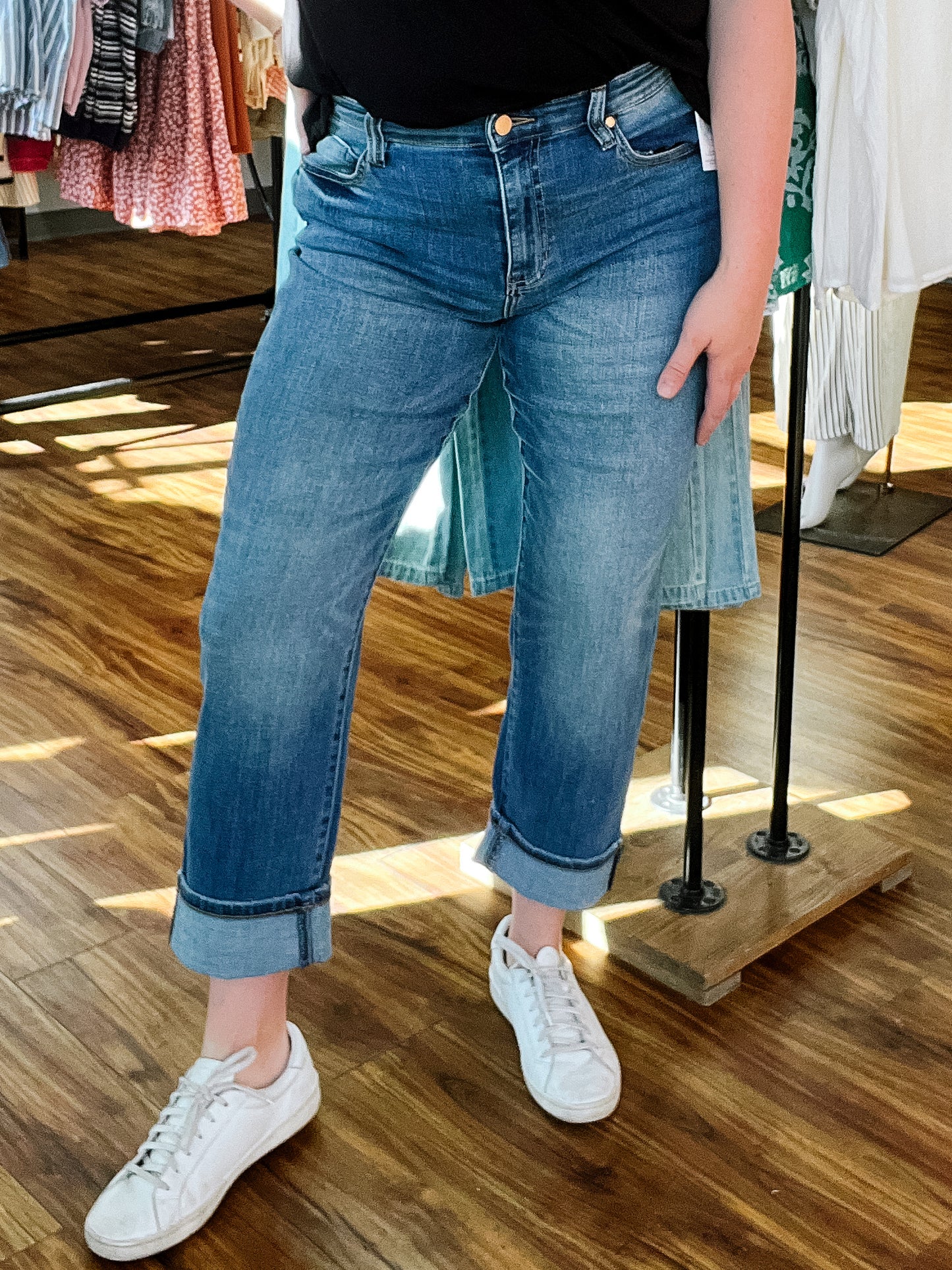 Marley Girlfriend Campus Cuff Jean