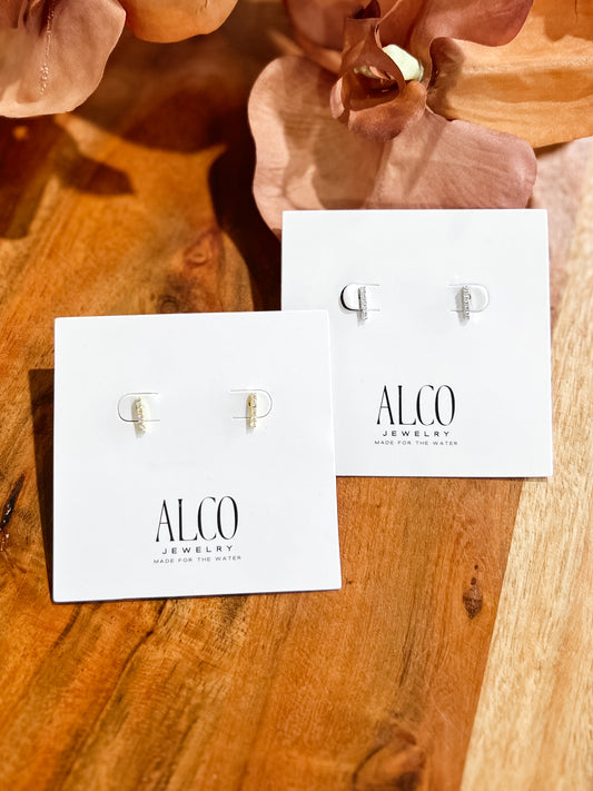 Boca Bar Stud Earrings