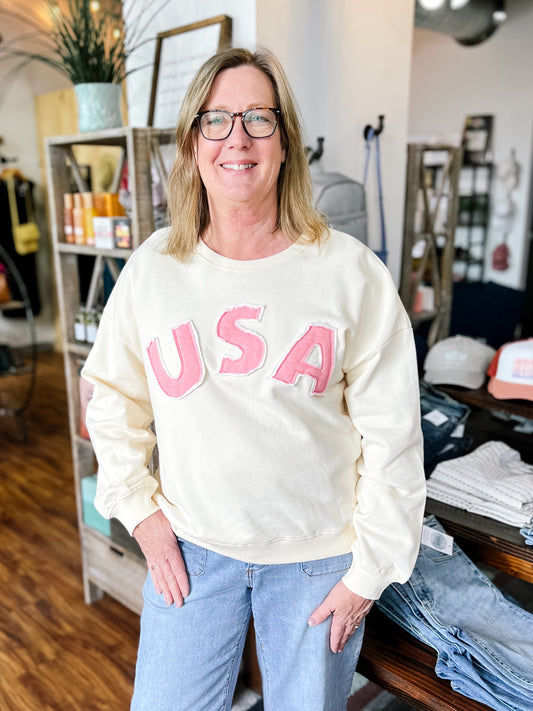Cream USA Sweatshirt
