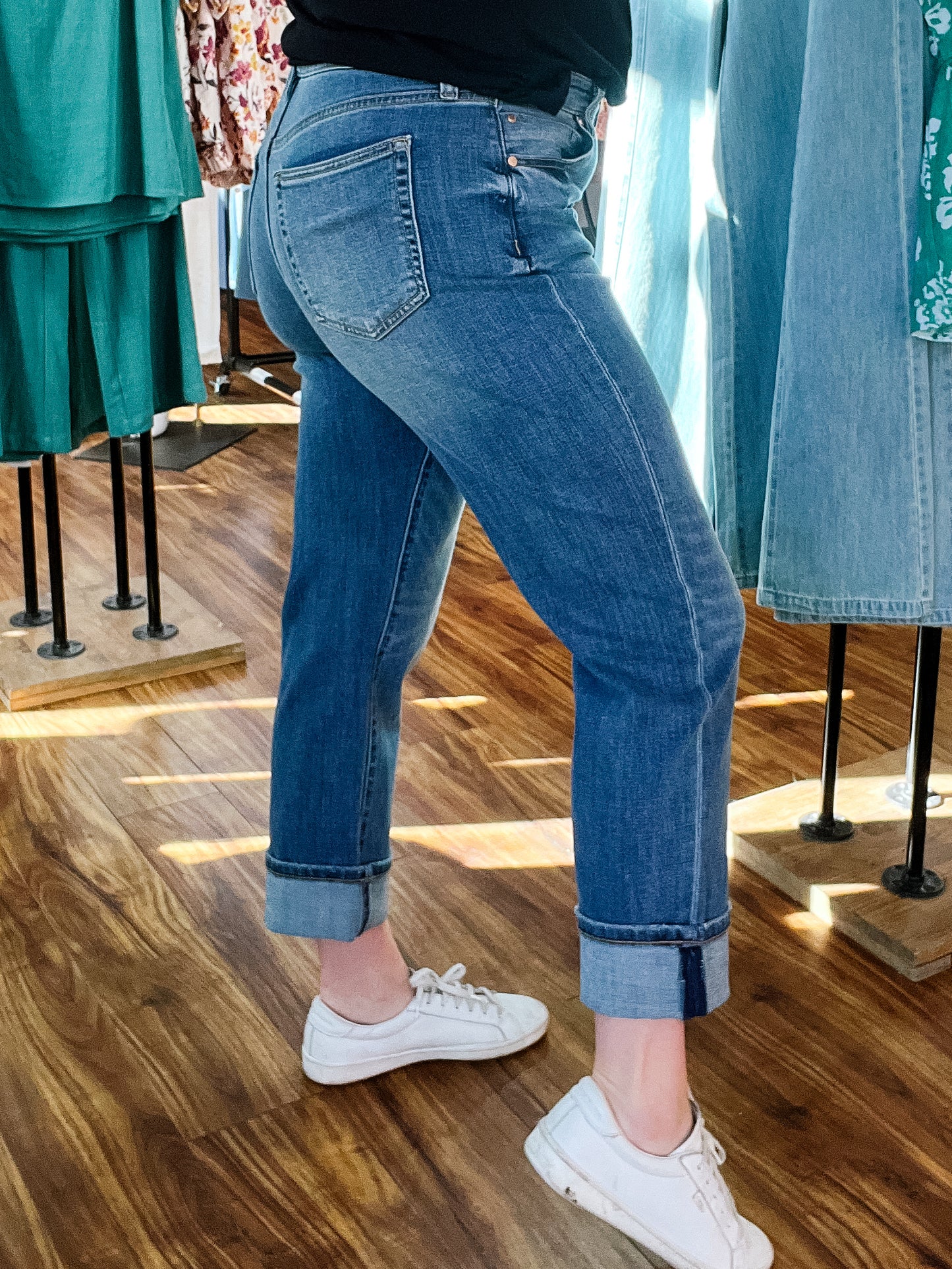 Marley Girlfriend Campus Cuff Jean