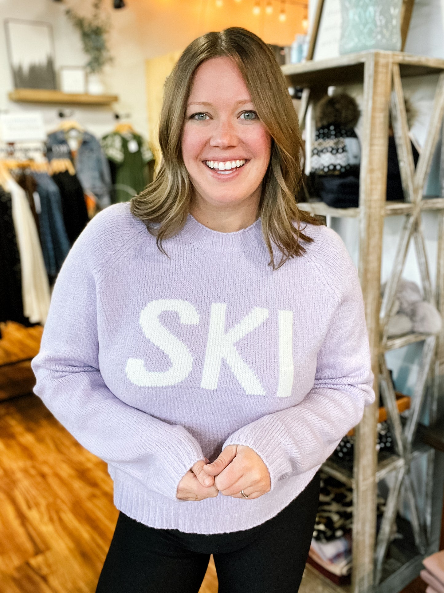 Lilac Ski Sweater