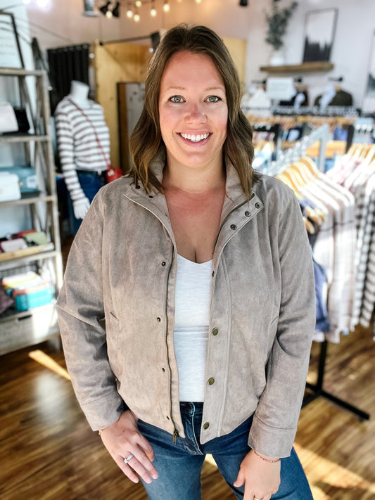 Tan Suede Jacket