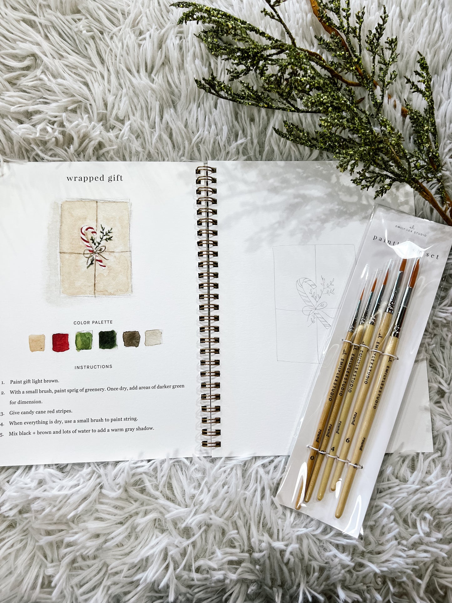 Watercolor Workbook Christmas