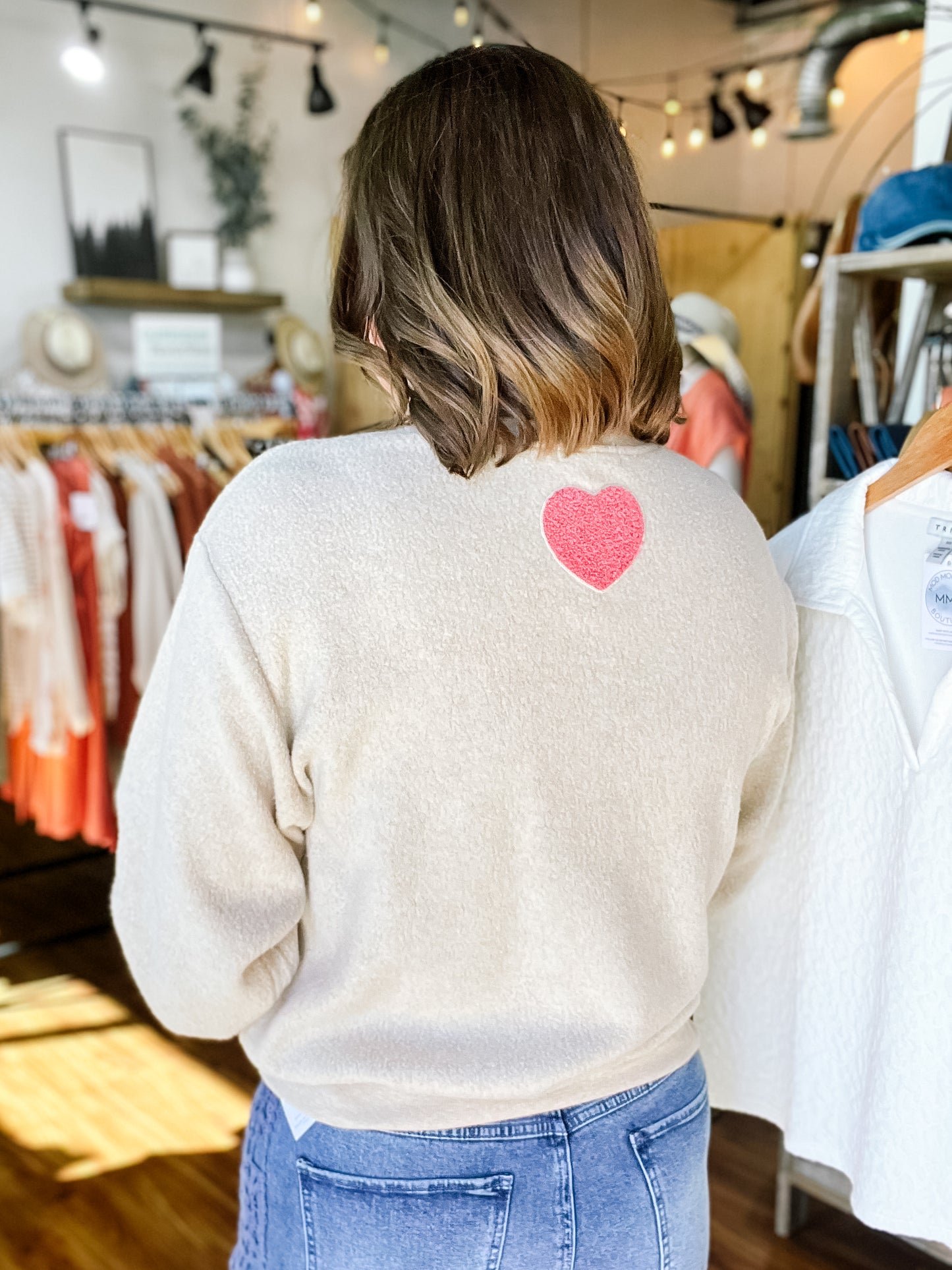 Oat Sweetheart Mama Sweatshirt