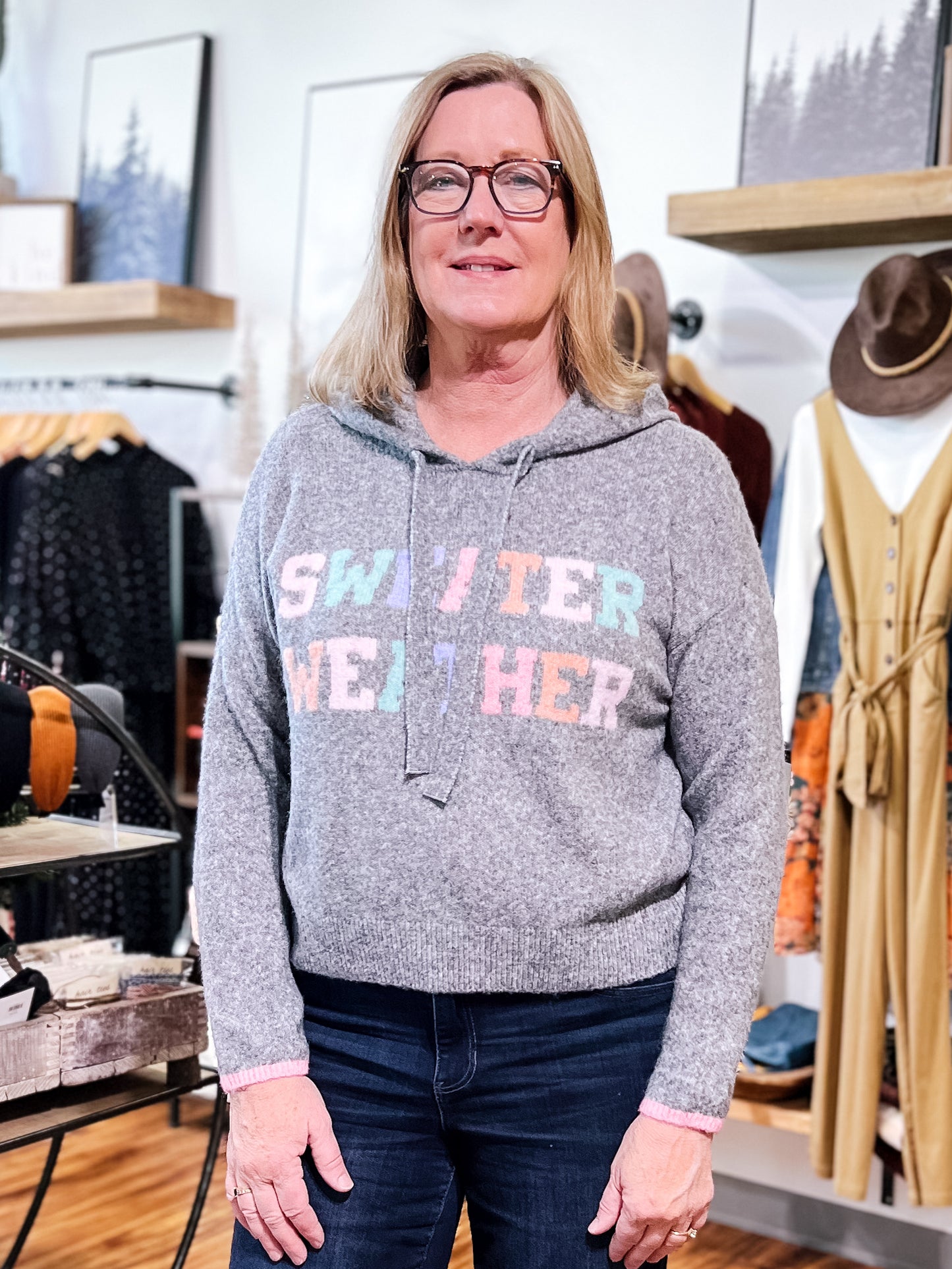 Sweater Weather Cozy Hoodie