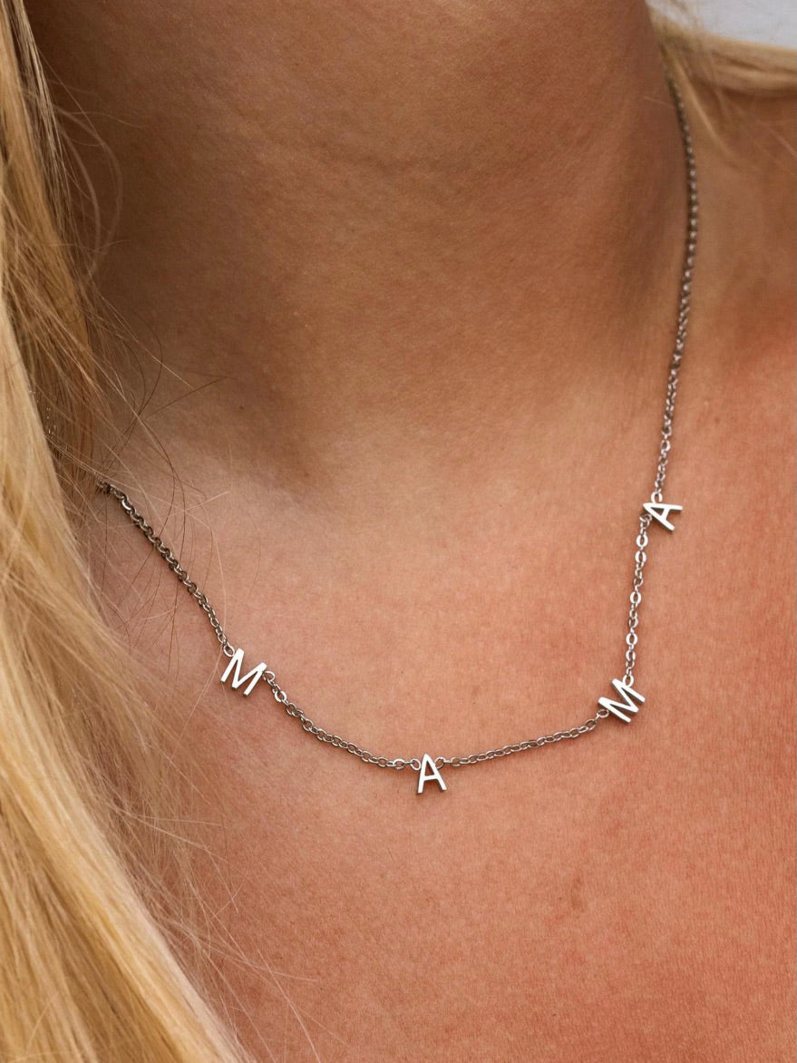 Silver Mama Necklace