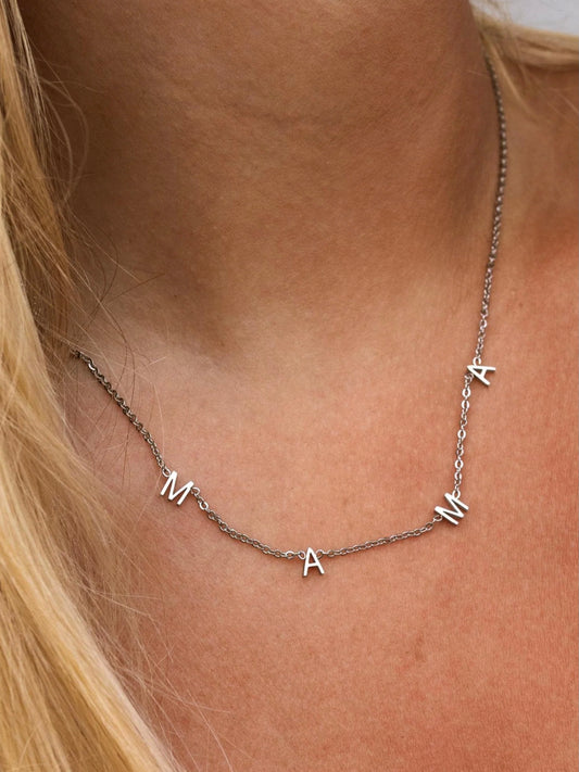 Silver Mama Necklace