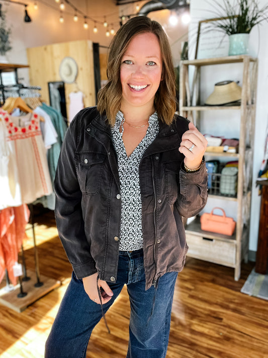 Charcoal Utility Jacket