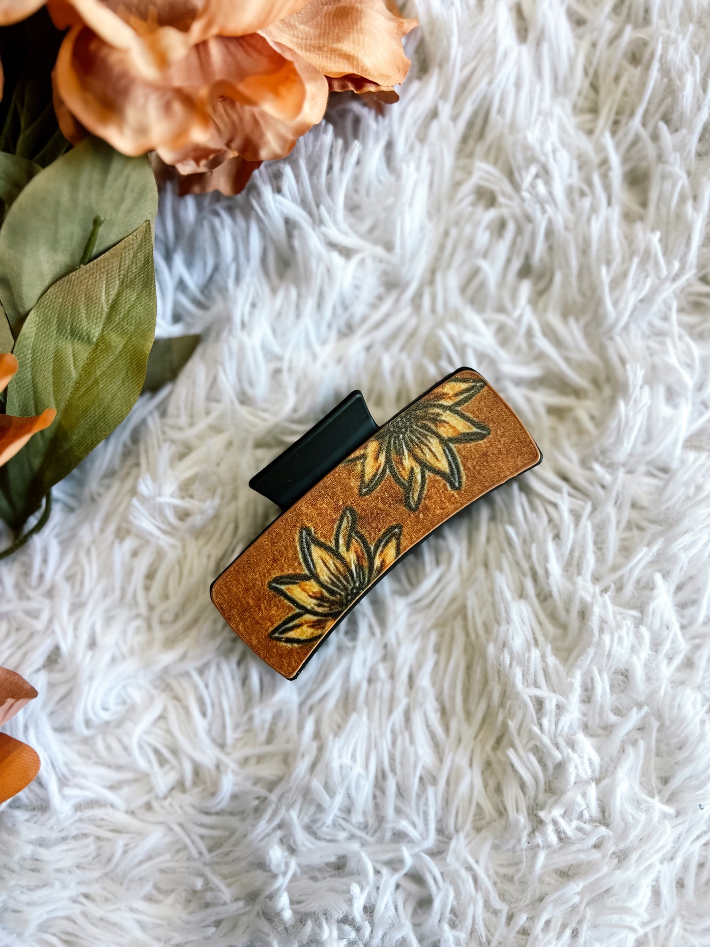 Sunflower Claw Clip