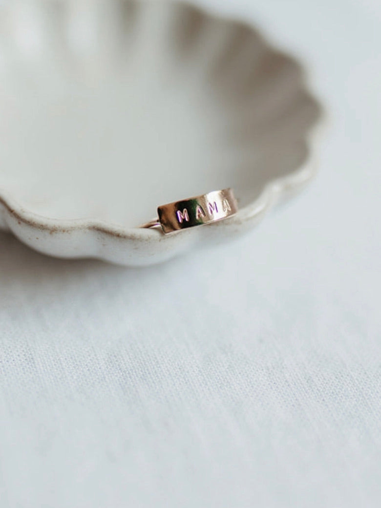 Gold Mama Bar Ring
