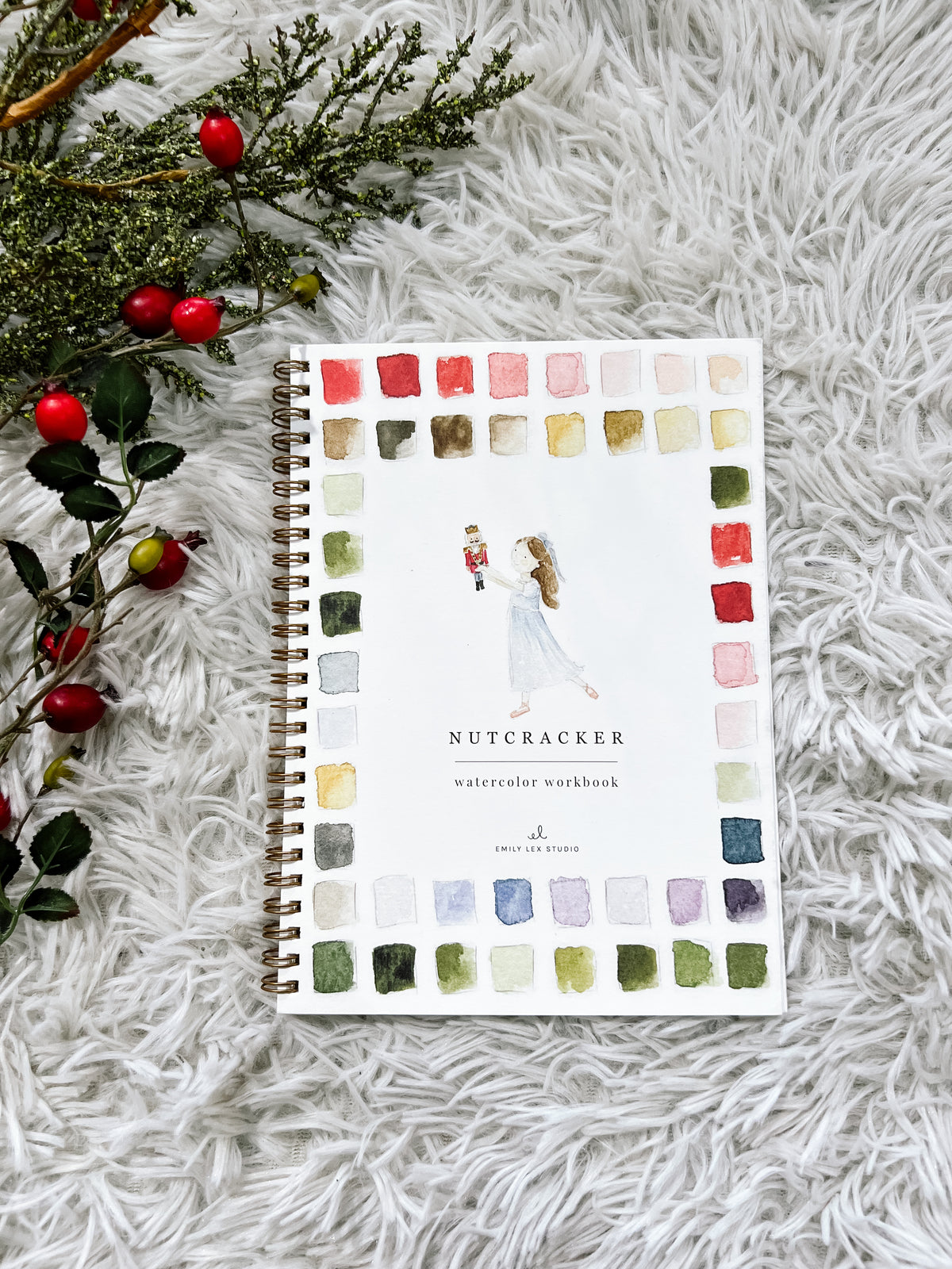 Nutcracker Watercolor Book