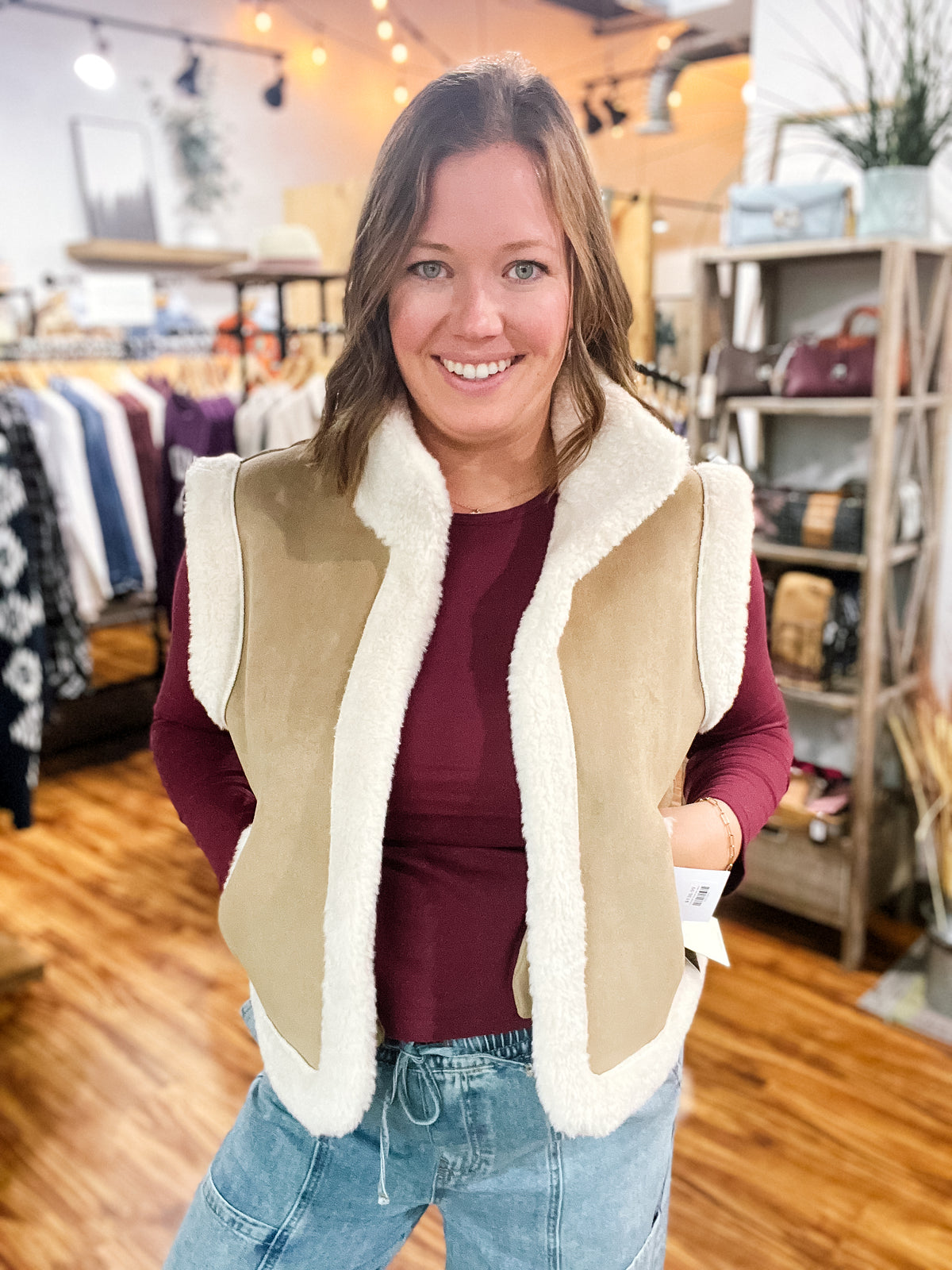 Camel Sherpa Vest