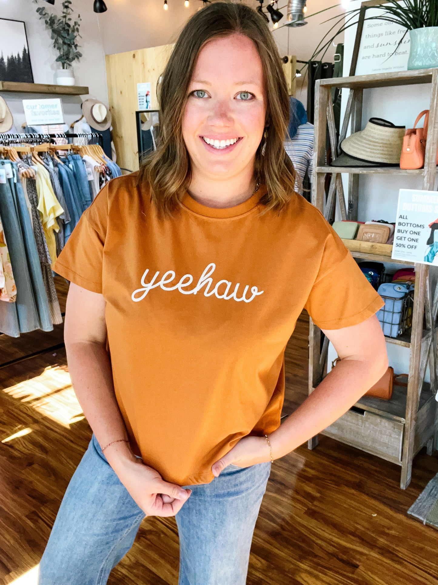 Rust Yeehaw Top