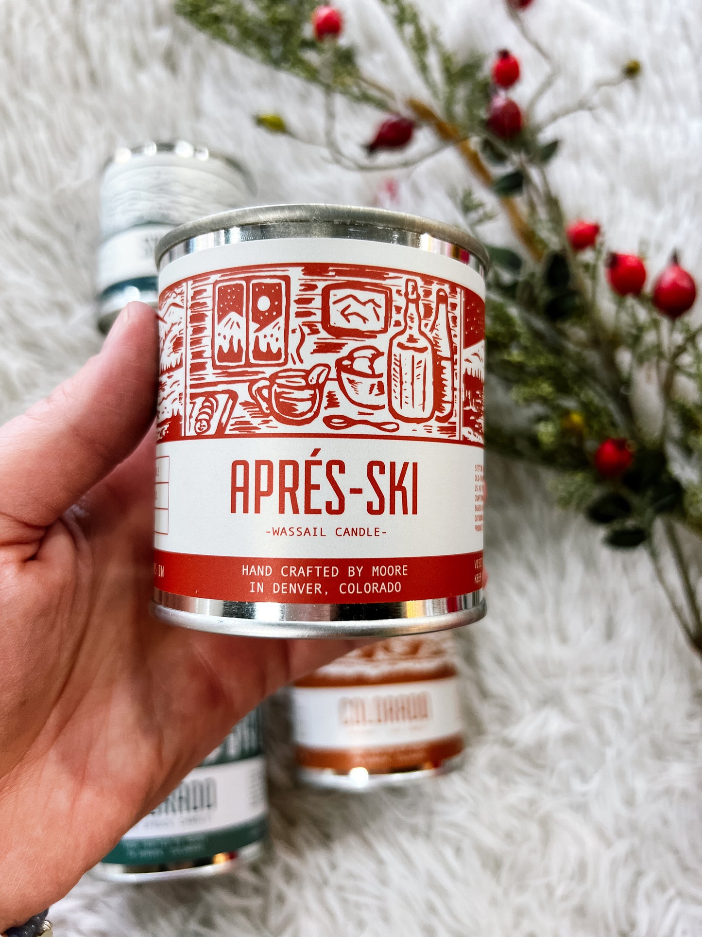 Half Pint Sized Tin Candle