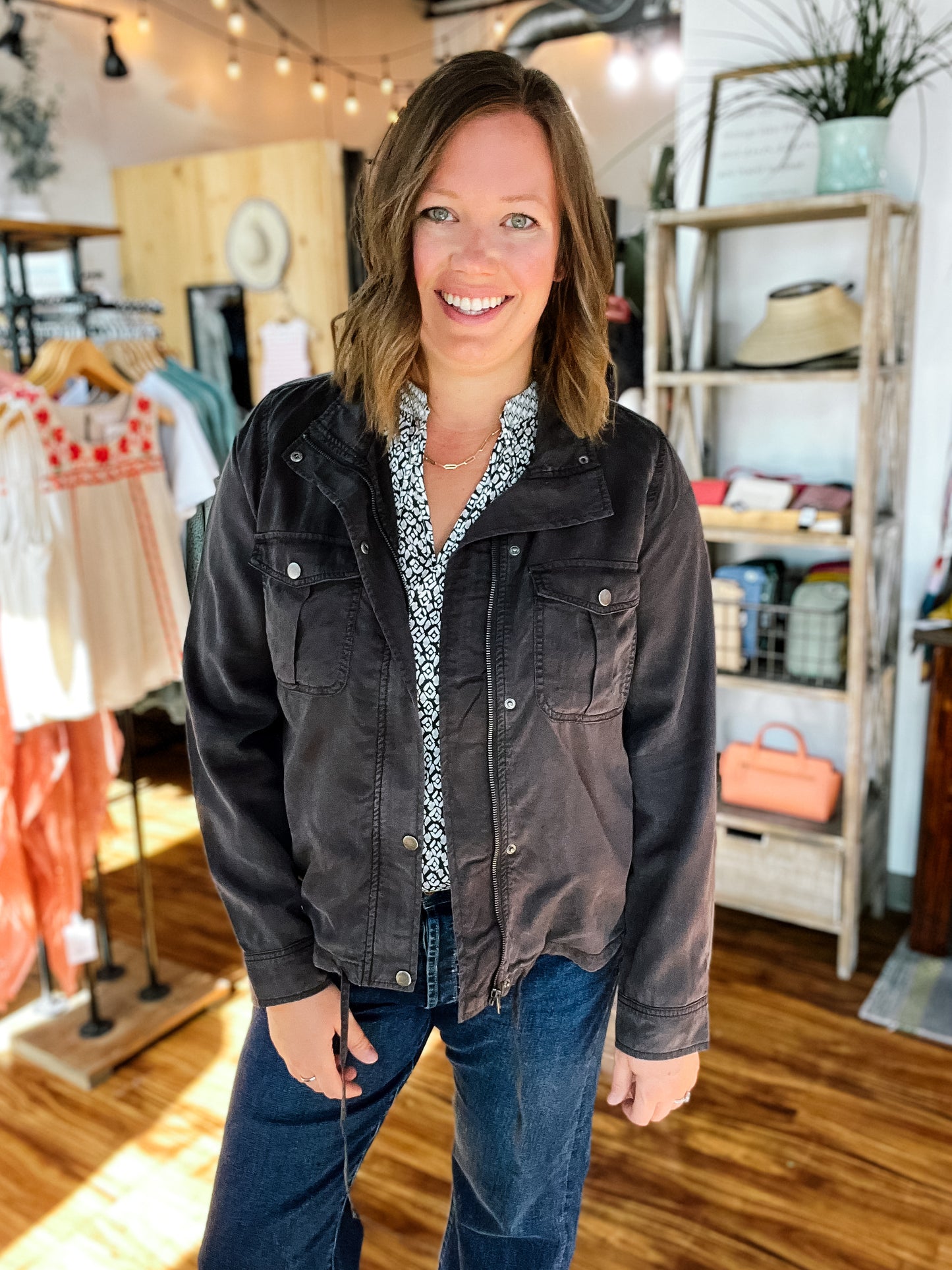 Charcoal Utility Jacket