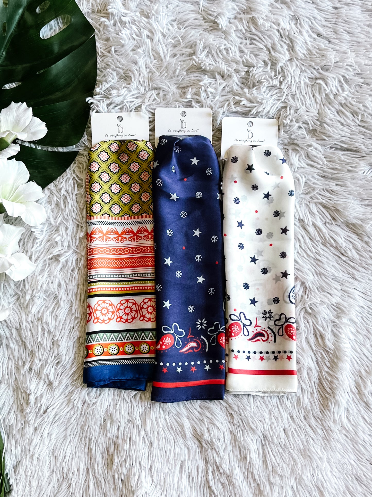 Printed Square Scarves