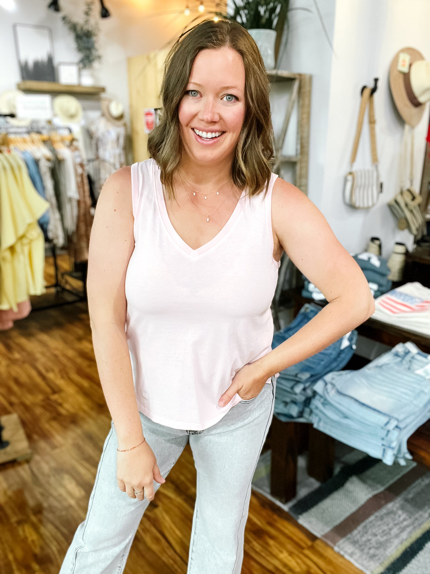 Baby Pink Tank Top