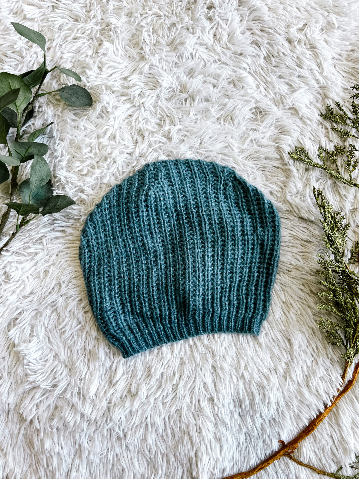 Mohair Hand Knit Beanie
