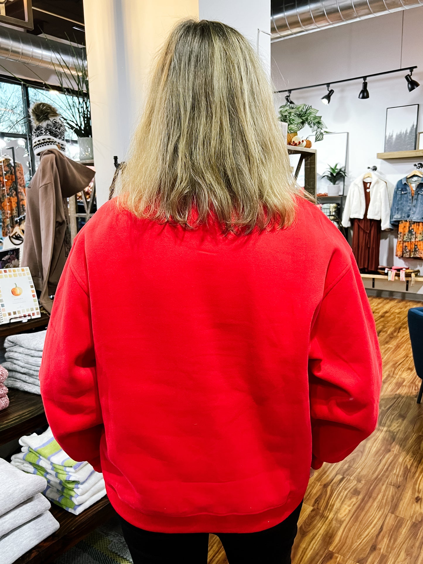 Red Holly Jolly Sweatshirt