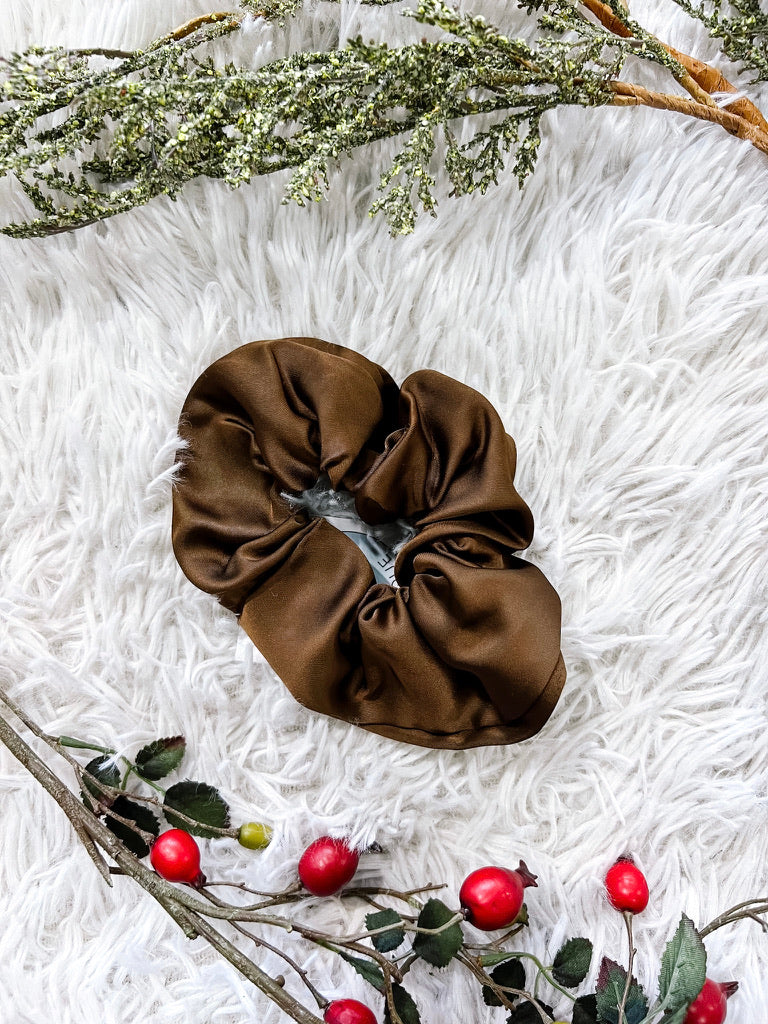 Silk Solid Scrunchies