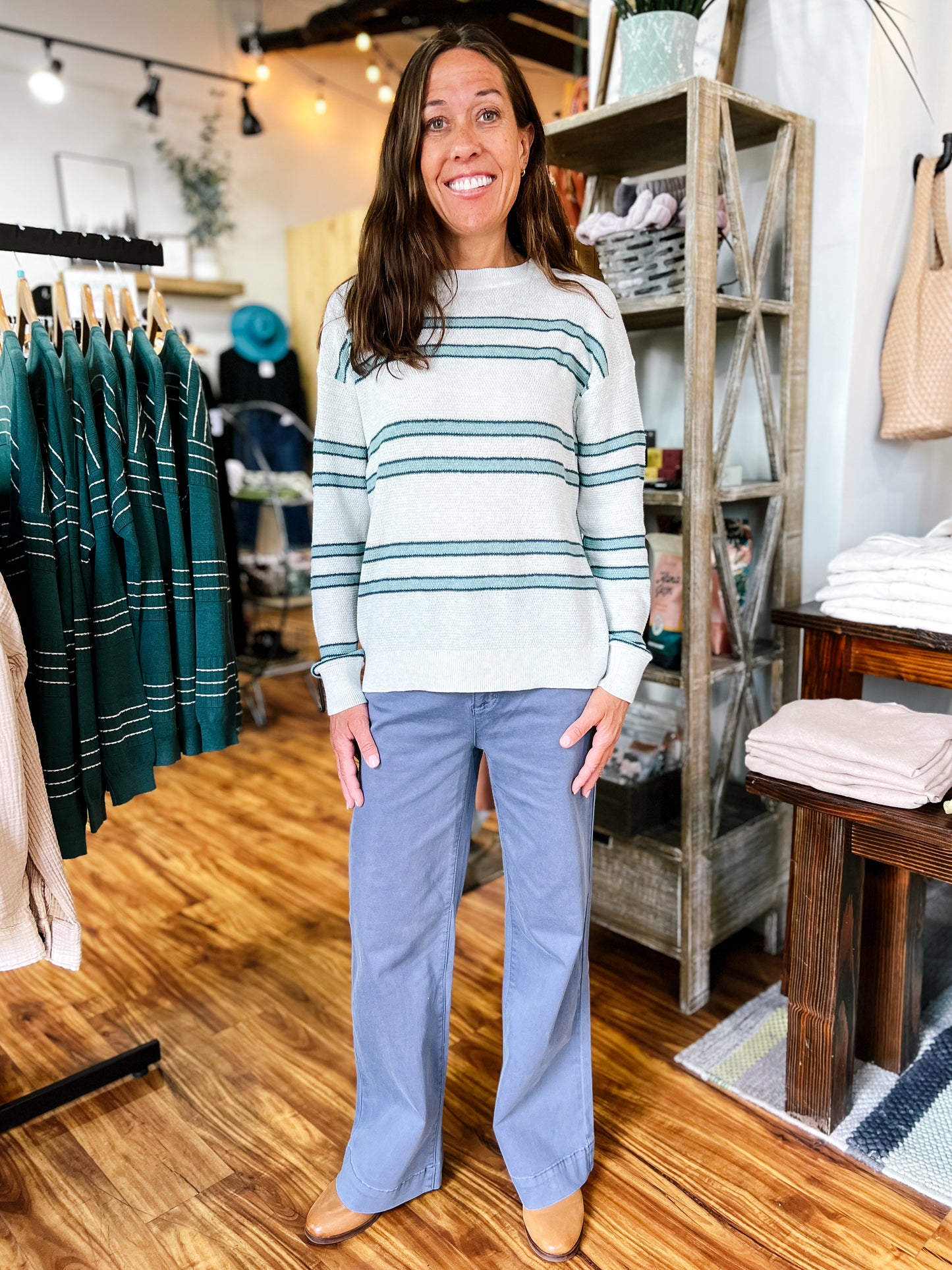 Slate Blue Pant W/Stretch