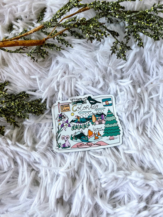 Colorado Souvenir Sticker