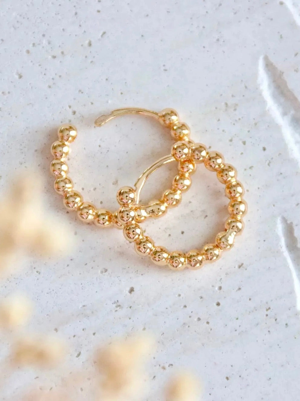 Dot Hoop Earrings