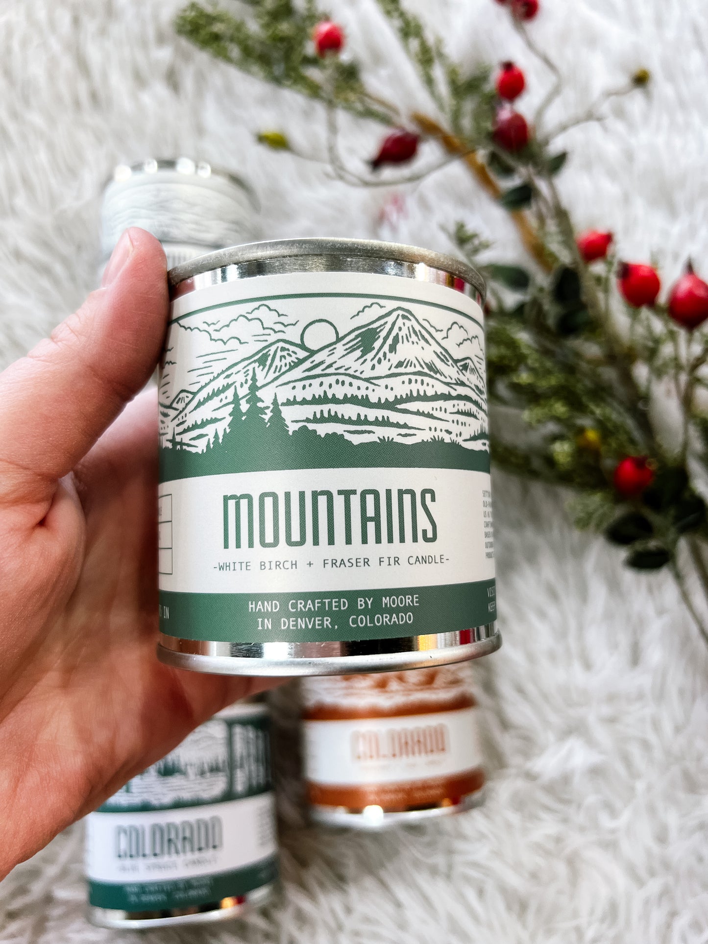 Half Pint Sized Tin Candle