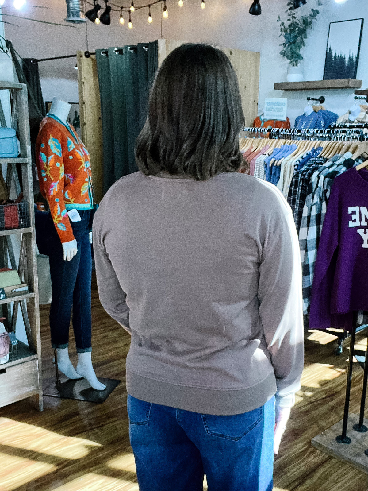 Brown Thankful Sweater