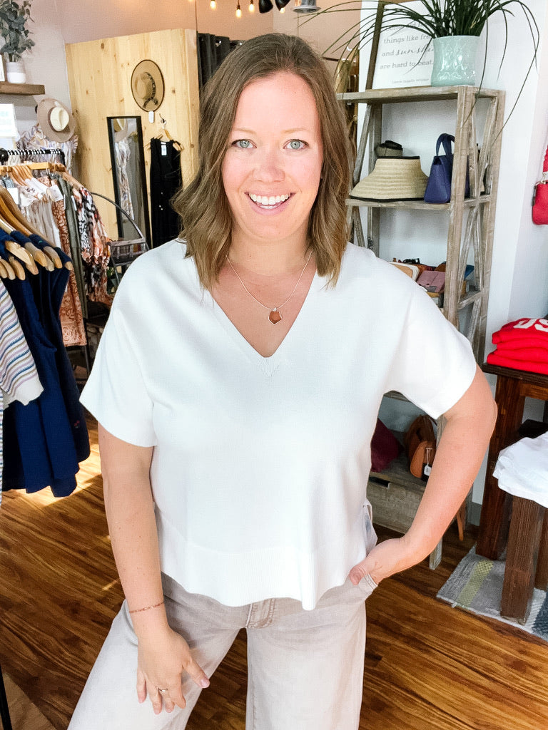 Winter White Dolman Sweater