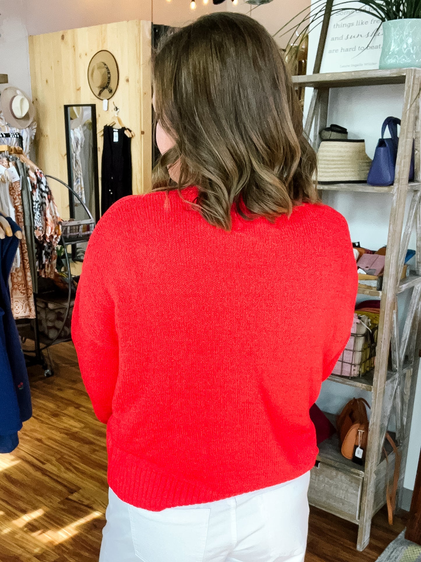 Red USA Sweater