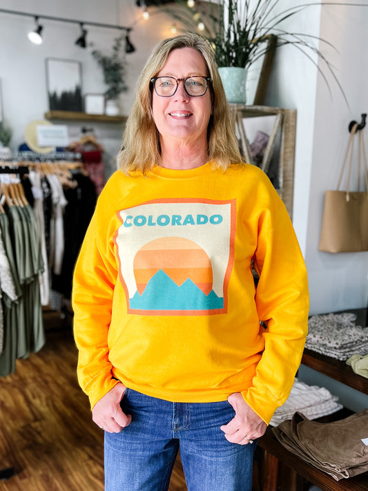 Yellow CO Crewneck Sweatshirt