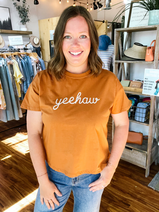 Rust Yeehaw Top