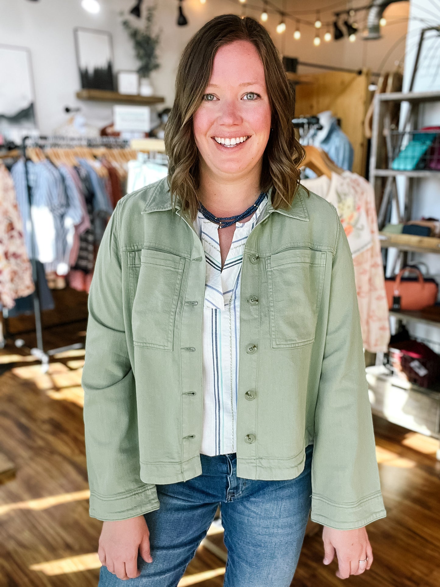 Pistachio Green Shacket