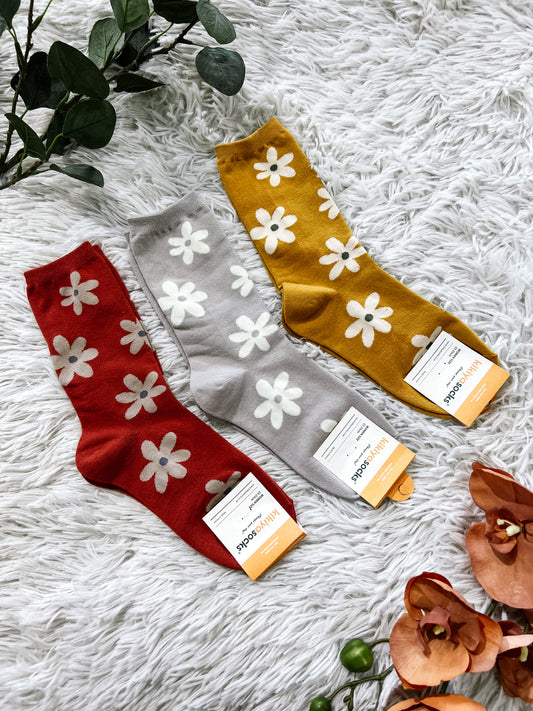 Daisy Crew Socks