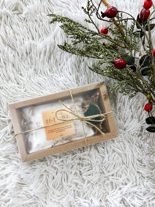 Just Chill Bath Salt Gift Set w/ Succulent Candle