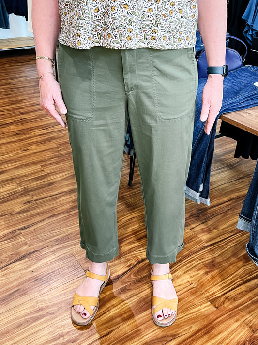 Olive Green Utility Pant