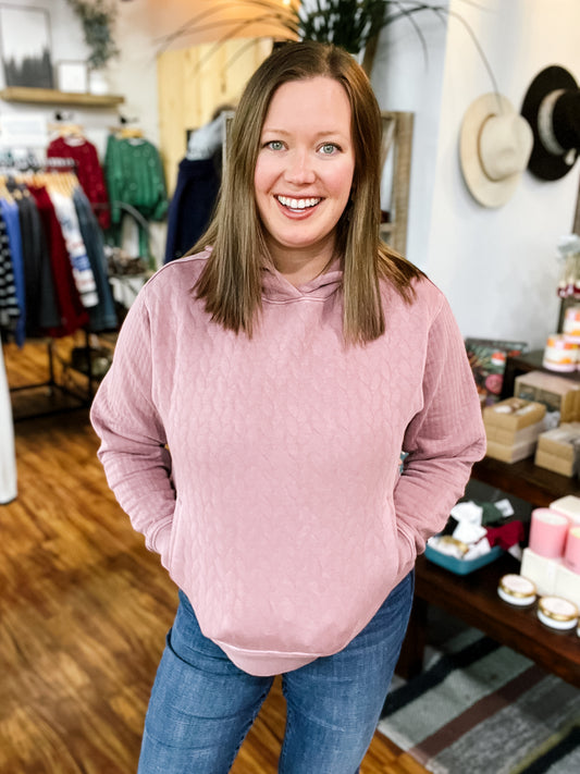 Vintage Mauve Hoodie