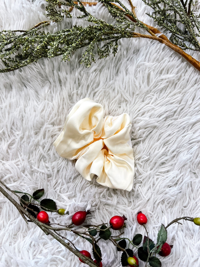 Silk Solid Scrunchies