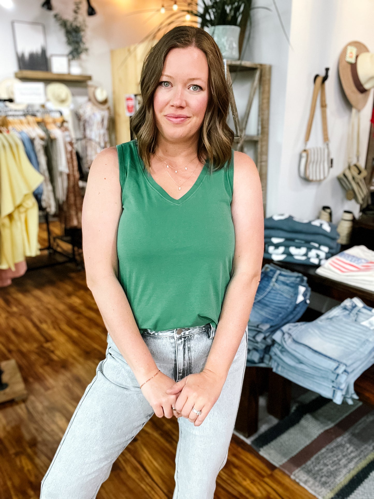 Kelly Green Tank Top