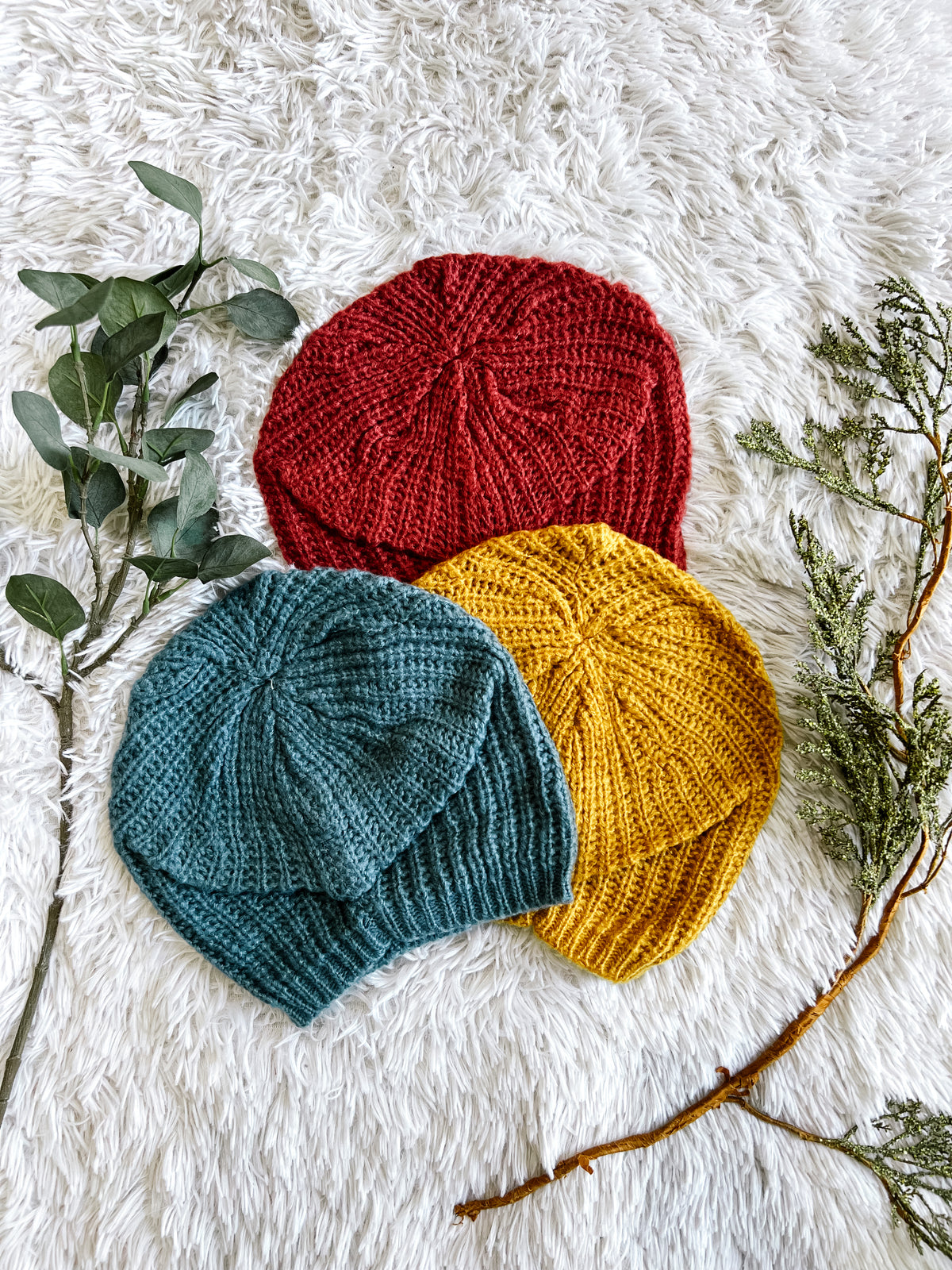 Mohair Hand Knit Beanie