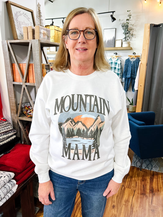White Mountain Mama Crewneck Sweatshirt