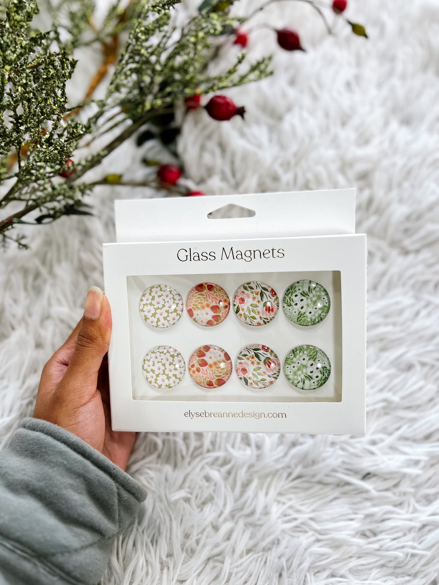 Spring Glass Magnets