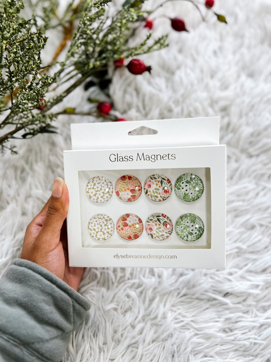 Spring Glass Magnets