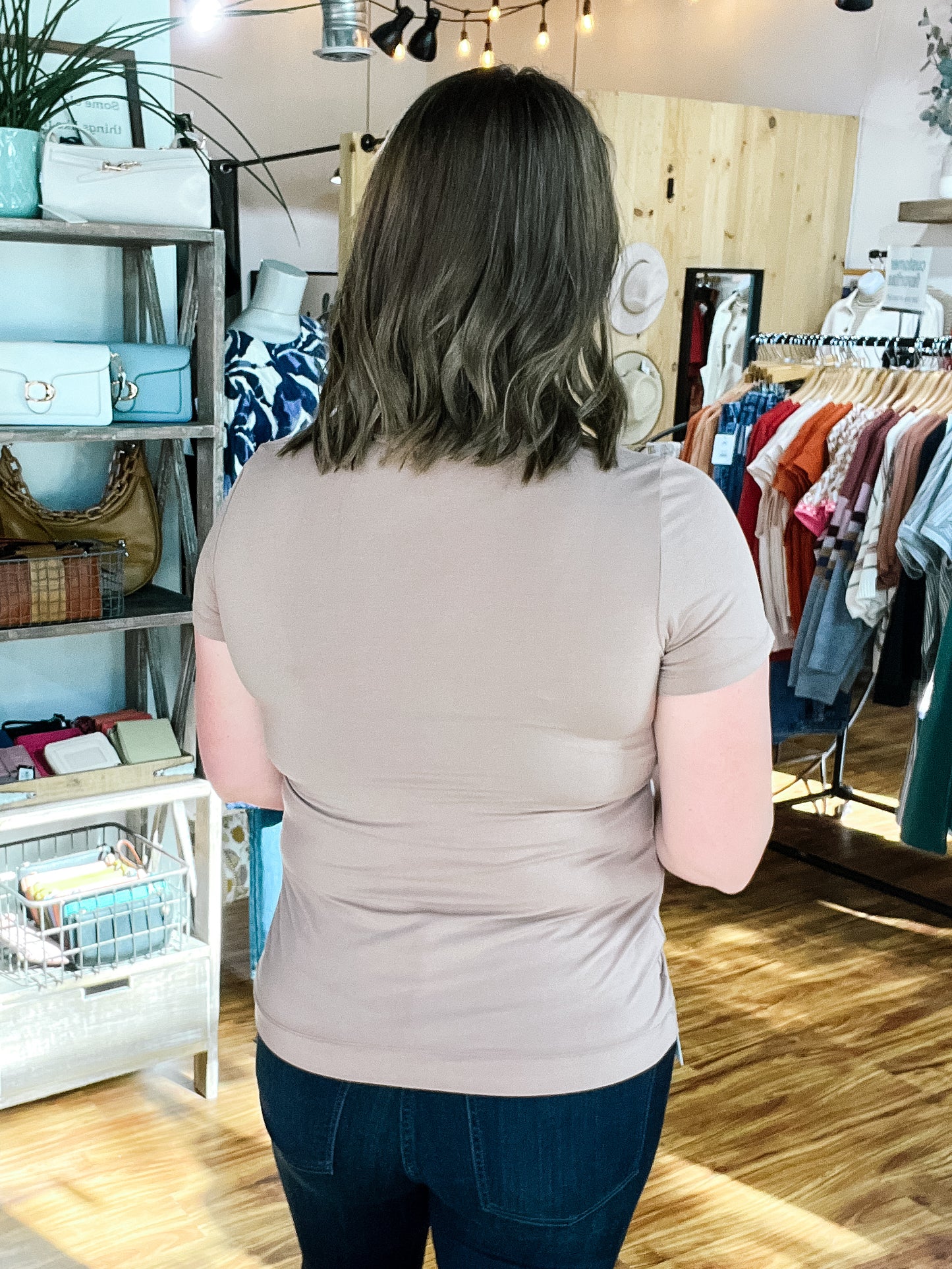 Modal Round Neck Top