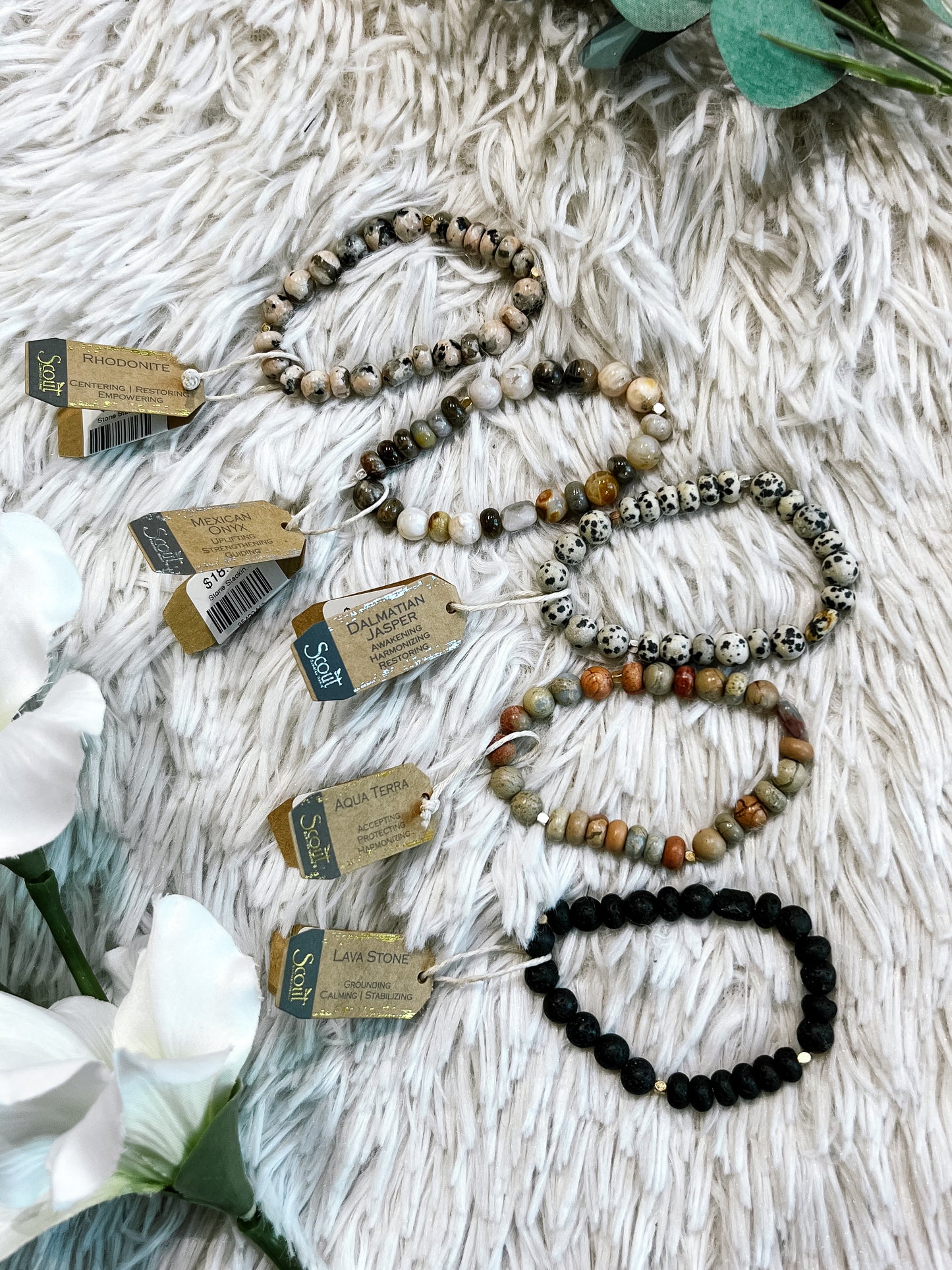 Stone Stacking Bracelets