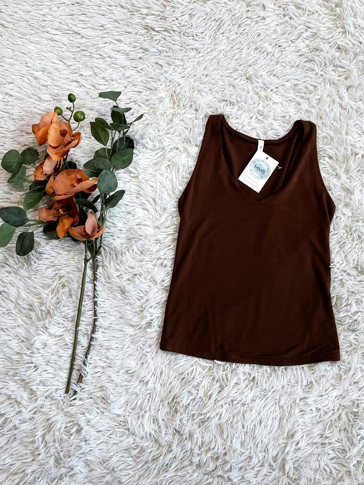 V-Neck Double Layer Tank
