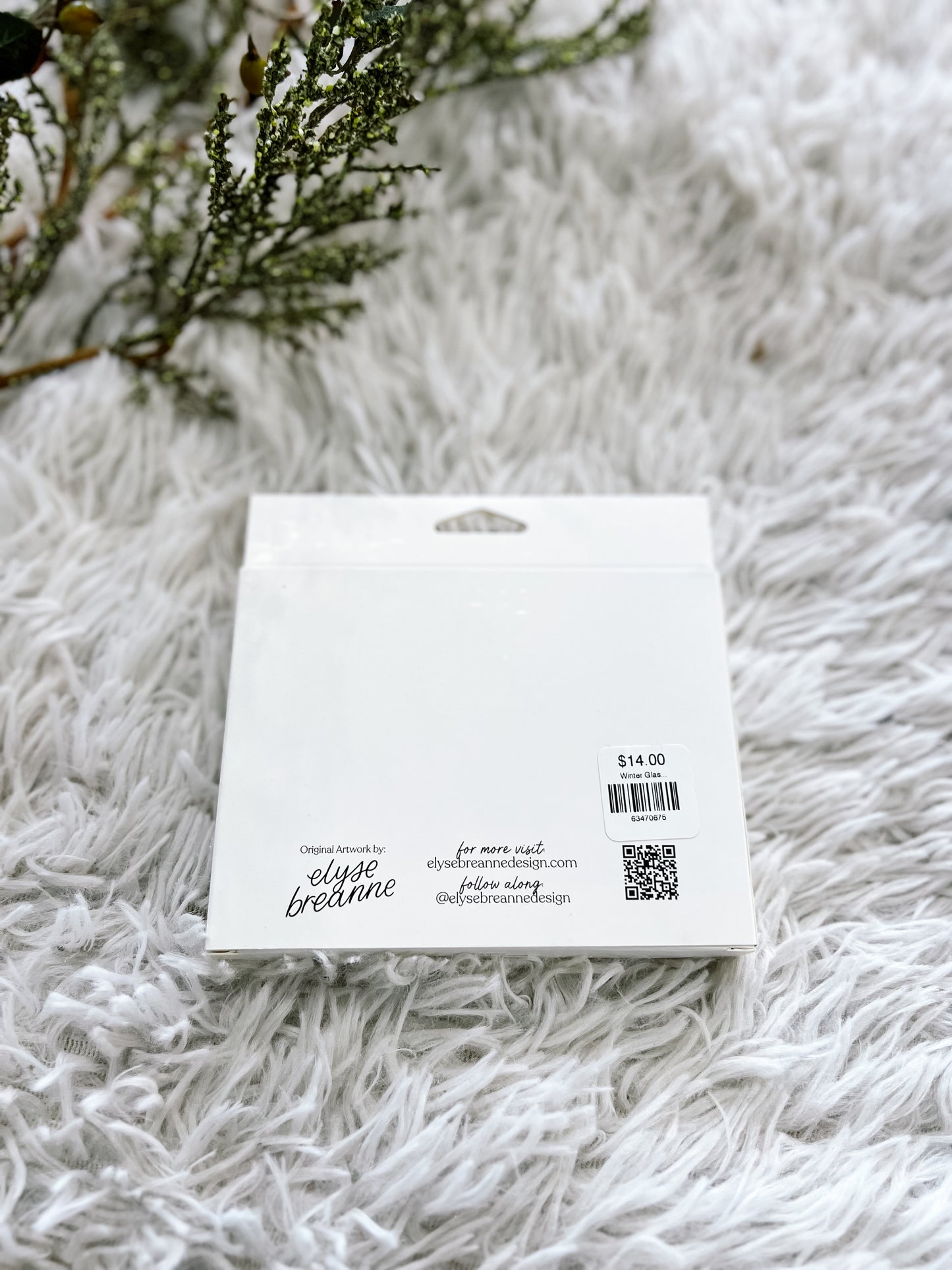 Winter Glass Magnets